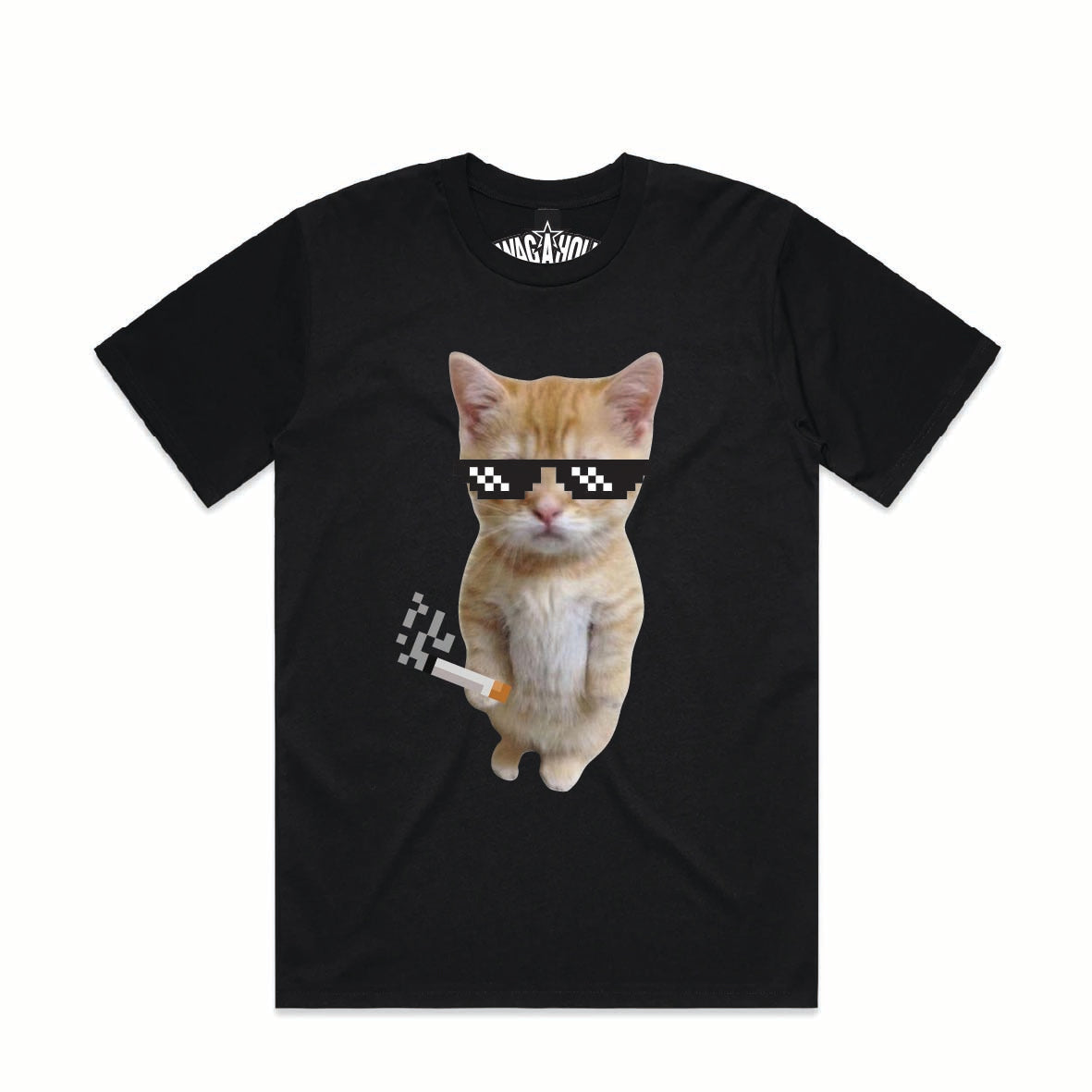 Swag Minecraft Cat Tee